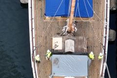 The Alma Doepel - mast installation