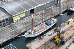 The Alma Doepel - all 3 masts in place