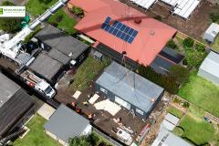 Both containers finally in position