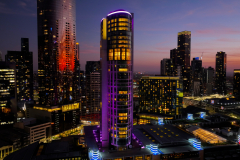 Crown purple lights