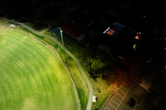 Hansen Oval Lighting survey - light spill check