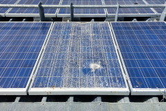 Cracked solar modules