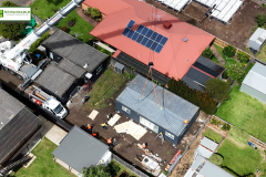 Both containers finally in position