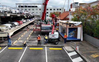 Crane Lift at Geelong Hospital